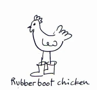 Rubberbootchicken