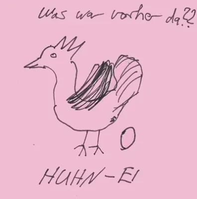 Huhn Ei